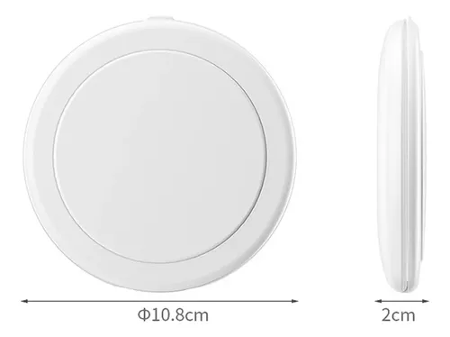 Espejo De Maquillaje Portátil De Doble Cara De 16 Led Con 3x