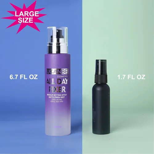 Spray Fijador De Maquillaje Ucanbe 200 Ml Acabado Mate