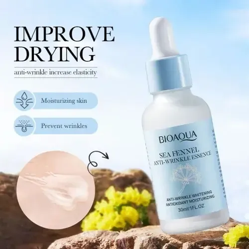 Bioaqua Sea Fennel Hyaluronic Acid Anti-wrinkle Essence Momento De Aplicación Día/noche Tipo De Piel Mixta