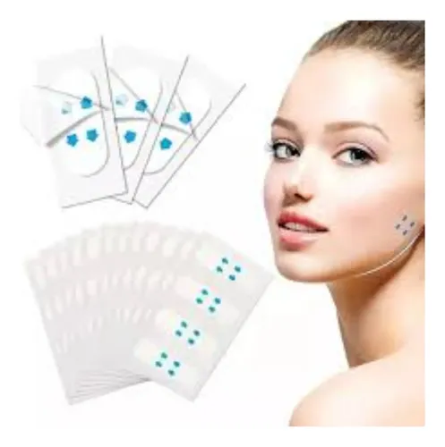 40 Parches Tensores Facial Lifting Afinar Papada