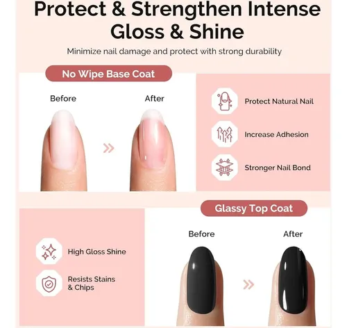 Set De Gel De Uñas Melodysusie 3 Pzas 15ml