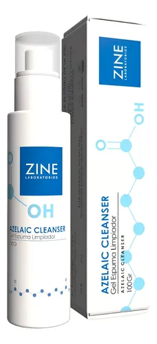 Limpiador Facial Espuma Ácido Azelaico Zine 100g Todo Tipo de Piel