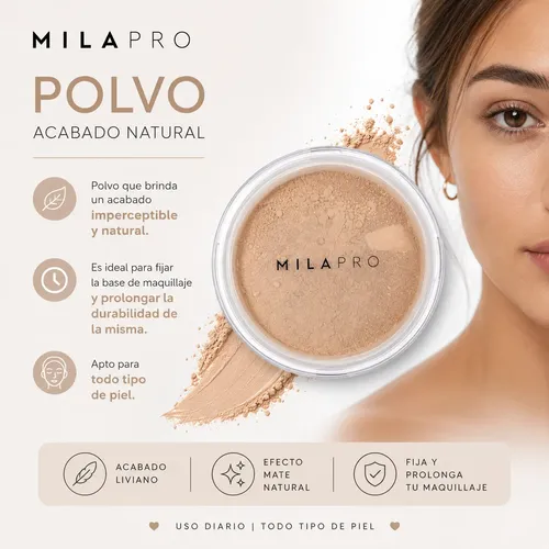 Mila Marzi Polvo Volátil Natural Mate