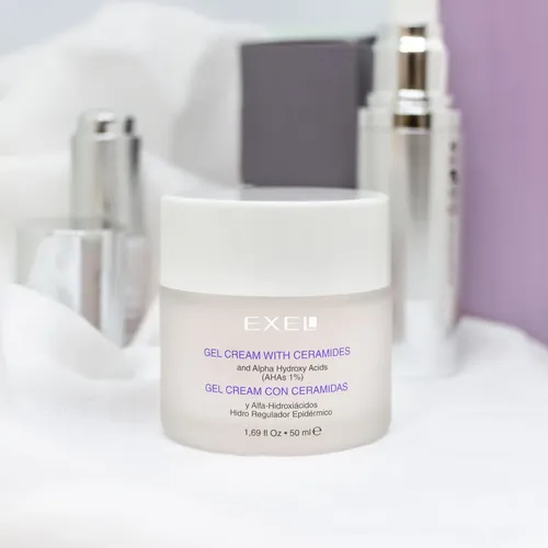 Gel Cream Con Ceramidas Y Ahas Hidro Reguladora Exel Momento de aplicación Día/Noche Tipo de piel Todo tipo