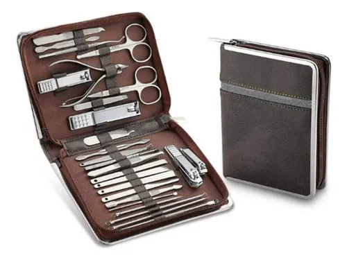 Juego De Manicura, Cortaúñas, Kit De Pedicura, 26 Piezas,