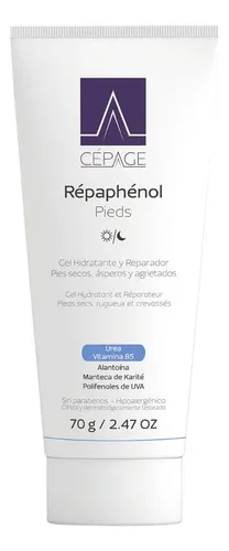 Cepage Repaphenol Pieds Gel Hidratante Reparador Nutritivo Para Pies Secos Ásperos Agrietados