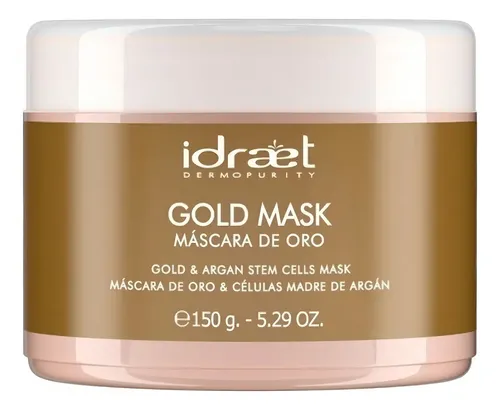 Mascarilla facial Idraet Gold Mask Oro y Celulas Madre de Argán Idraet 150g