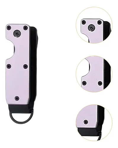 Jsjx Organizador Clave Minimalista Compacto De Violeta