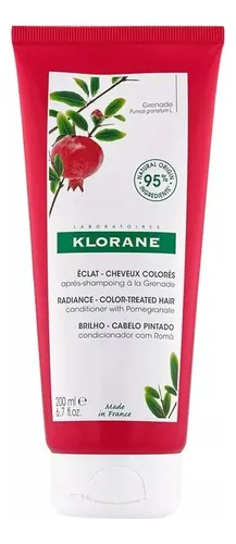 Klorane Bálsamo Acondicionador Granada Crema De Enjuague Repara Regenera Cabello Teñido Granade