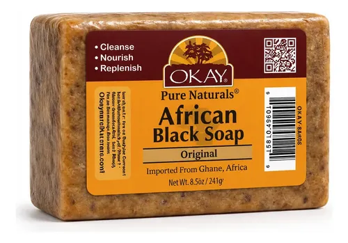 Jabón Corporal Okay African Black Soap 227g Orgánico