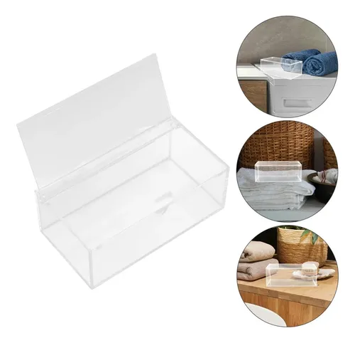 1×lavandería Caja De Acrílico Tapa Secadora Soporte