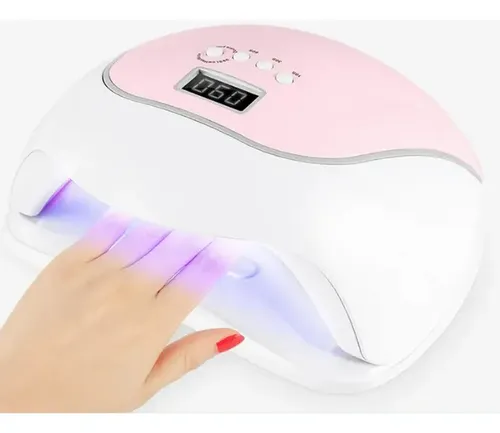 Lampara De Uñas Uv Led 120w Secador De Uñas Temporizador