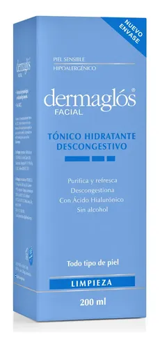 Dermaglos Tónico Hidratante Descongestivo Hialurónico 200ml