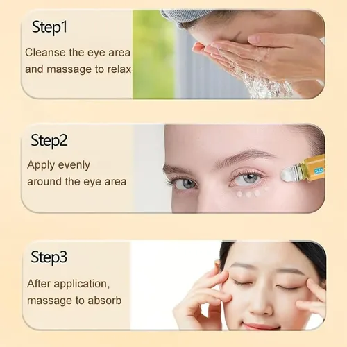 Aceite Antiarrugas De Luteína De 8 Ml Que Mejora Las Ojeras  Madura Día/noche