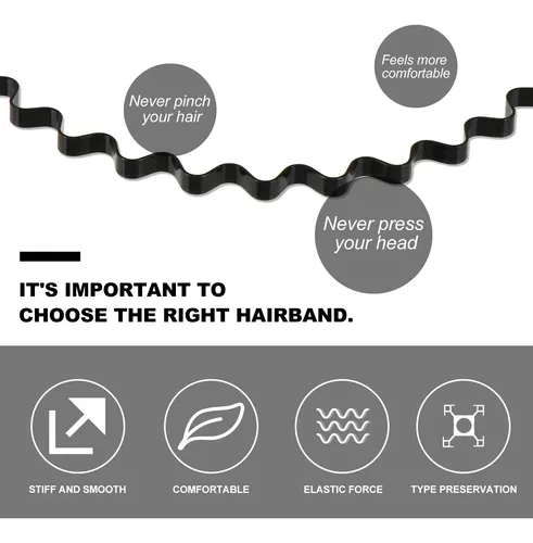 4 Aros De Metal Para El Pelo, Unisex, Ondulados, Para Ducha,