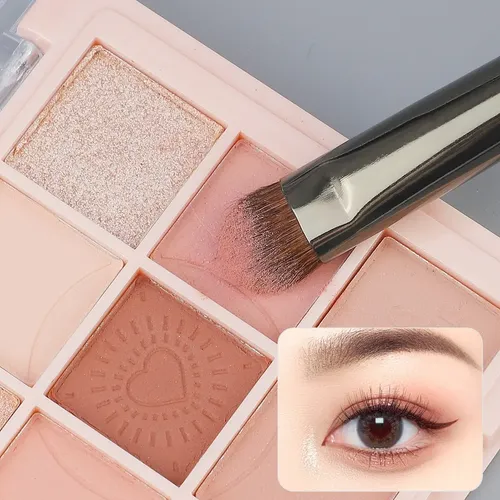 14 Pinceles De Maquillaje Con Mango De Madera