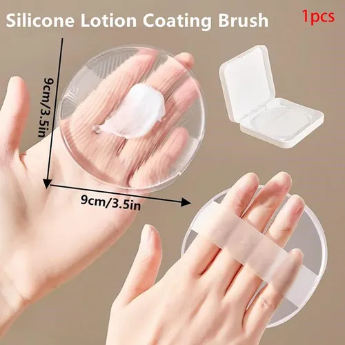 Esponja Silicona Maquillaje No Absorbe Polvo Transparente