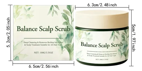 Exfoliante Natural For El Cuero Cabelludo, Tratamiento