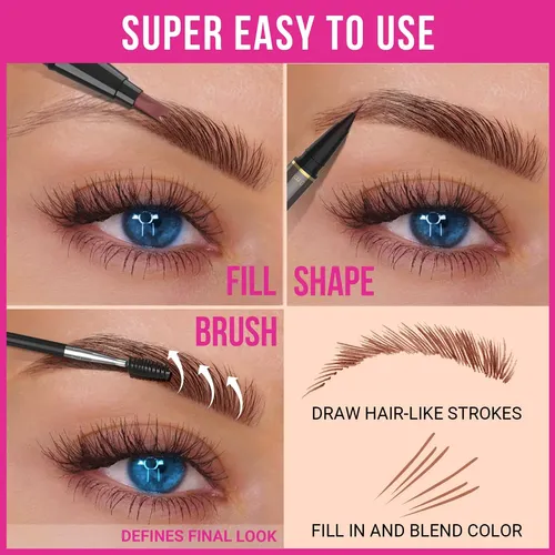 Lápiz De Cejas Imethod Microblading 2 En 1 Doble Punta