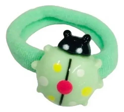 Colita Gomita Para El Pelo Con Accesorio New Ar1 Ctir Ellobo