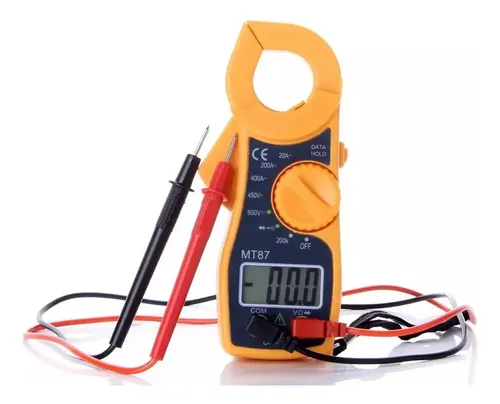 Pinza Amperométrica Digital  Buzzer 20 Amp T87 Tienda Nove