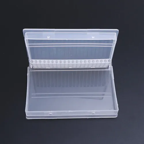 Caja Transparente De Brocas Para Limas De 3/32 Pulgadas