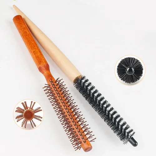 4 Pequeños Peines Redondos Para El Cabello Con Cepillo Para