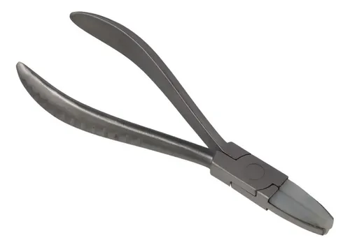 Pinzas Para Cambiar Plaquetas Lentes Media Luna Plata
