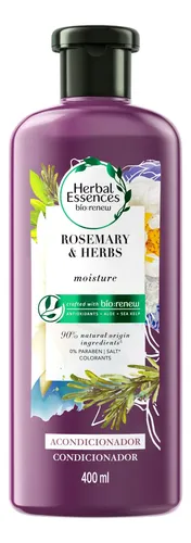 Acondicionador Herbal Essences Bío:renew Rosemary & Herbs en botella de 400mL por 1 unidad