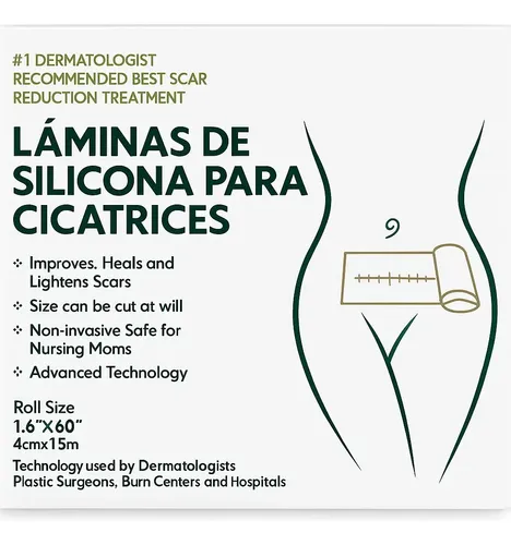 Parche Cicatrizante Cirugia Cesarea 150cm Heridas Embarazo Neutra