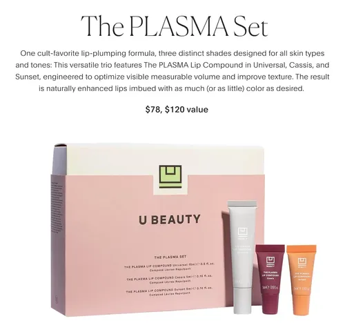 Compuesto Para Labios U Beauty The Plasma Tintado 15 Ml