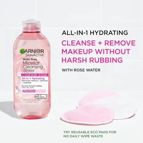 Agua Limpiadora Micelar Garnier All-in-1 Para Maquillaje