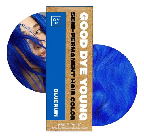 Tinte Semipermanente Azul Para Cabello Gdy Blue Ruin