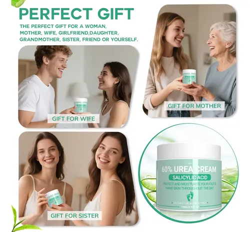 Crema 60% Urea Con Ácido Salicílico Para Pies Y Manos 100g