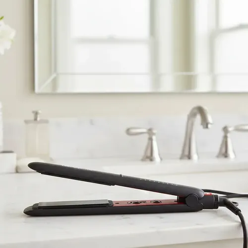 Plancha de pelo Revlon SmoothStay de 10 niveles de calor Placas ceramicas negra
