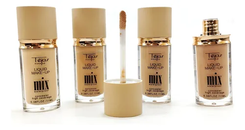 Base Corrector Liquido Concealer Waterproof Tejar 4 Unidades