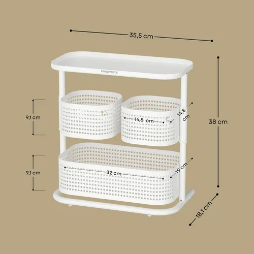 Organizador Maquillaje Porta Cosmetico Brochas Giratorio Kr
