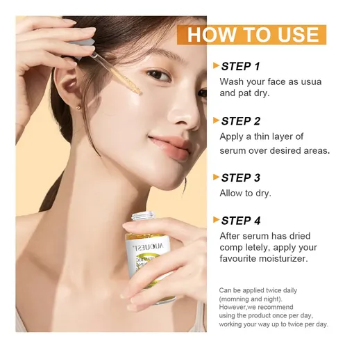 Sérum De Vitamina C Auquest Para Rostro Con Ácido Hialurónic