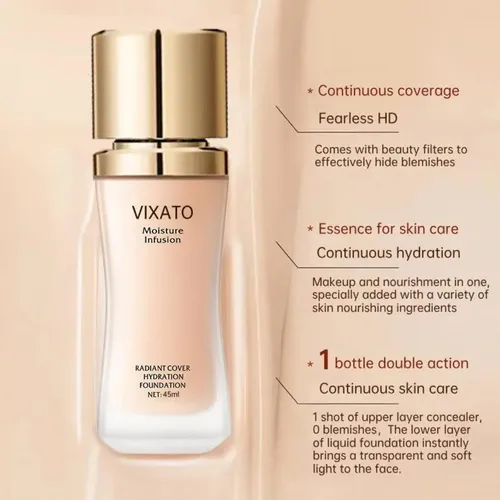 Base 2 En 1 Hidrata Y Corrige Vixato Bright 45 Ml