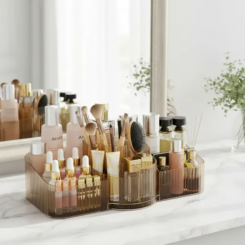 Organizador De Maquillaje Guarda Cosmeticos Para Tocador