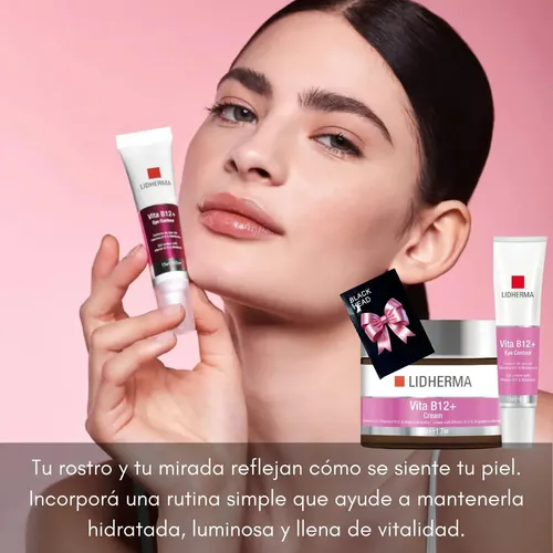 Crema Contorno Ojos Vita B12 Lidherma Combo Hidratante
