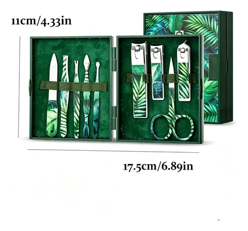 Kit De Manicura 9 Piezas Con Cortaúñas