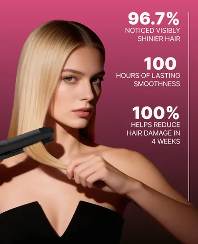 Plancha Glampalm Glammuse 1 Totalmente Cerámica Con Vita-c 2