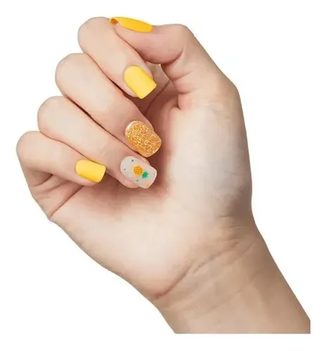 Kiss Impress Uñas Postizas Modelo Sun Daze