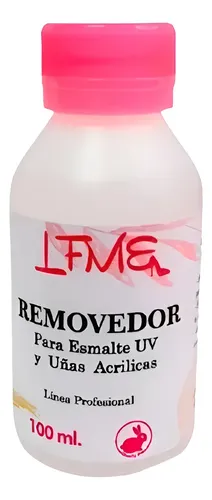 Removedor De Esmalte Uv 100ml Uñas Acrilicas 6 Uni Lfme