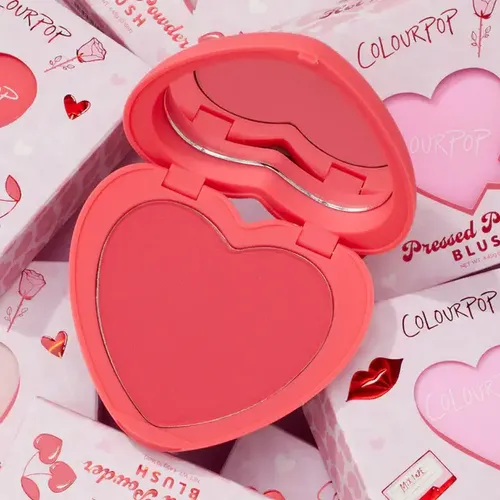 ColourPop Pressed Powder Blush Rubor En Polvo Tono Woo Me Acabado Natural
