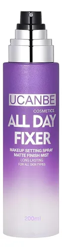 Spray Fijador De Maquillaje Ucanbe 200 Ml Acabado Mate