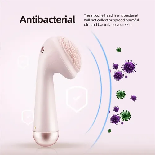 Cepillo Facial Eléctrico De Masaje Vibratorio De Silicona