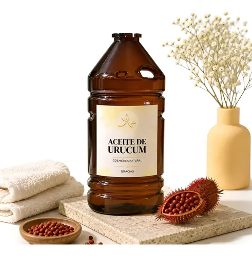 Aceite De Urucum 1000ml Autobronceante Anti Oxidante Natural