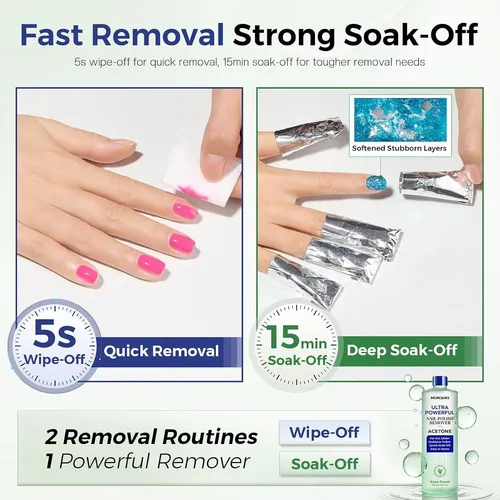 Removedor De Uñas Morovan Acetona Aloe 235 Ml